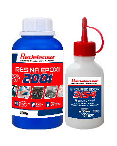 Resina 2001 Epoxi Transparente Com Endurecedor 3154 (0,300 Kg)