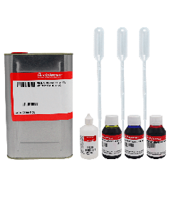 Resina Cristal de Alta Viscosidade Com Catalisador + Corantes Primarios Com Pipetas de Brinde