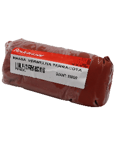 Massa De Modelar Plastilina Vermelha Terracota (0,500 Kg)