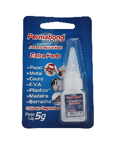 Adesivo Cola instantânea Extra Forte (05 g)