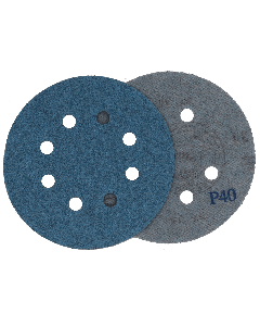 Disco de Lixa com Velcro para Roto Orbital 125mm 5" Grão 40
