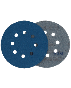 Disco de Lixa com Velcro para Roto Orbital 125mm 5" Grão 100