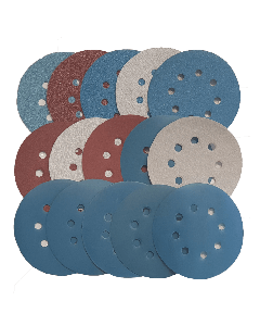 Kit com Todos os Discos de Lixa para Lixadeira Roto Orbital