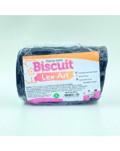 Massa para Biscuit Preto Fox (900 g)
