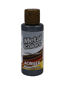 Tinta Acrílica Preto Metálico (60ml)