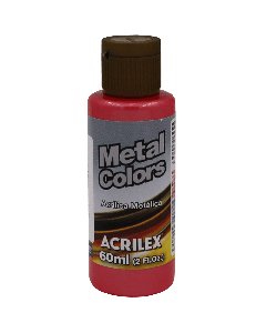 Tinta Acrílica Vermelho Metálico (60ml)
