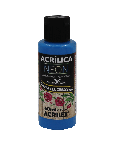Tinta Acrílica Azul Neon (60ml)