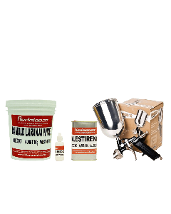Kit Gel Coat Molde Iso Laranja C/ Catalisador e Diluente + Pistola Modelo 12 (Bico 4mm)