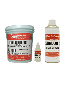 Kit Borracha De Silicone Verde C/ Catalisador + Spray Redelub