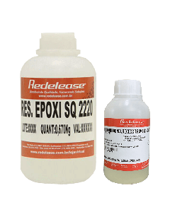 Resina 2220 Epoxi Flexível Com Proteção UV Com Endurecedor (1,430 Kg)