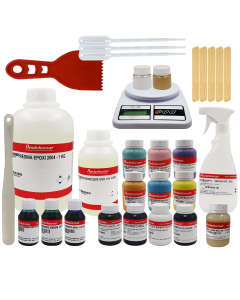 Kit Iniciante Epoxi com Pigmentos e Corantes Variados