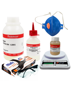 Kit Iniciante cursos Prih Gomes (Apliques de Resina e Chaveiros Shakers)