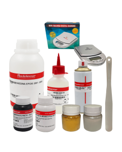 Kit de Resinas, pigmentos e ferramentas (Opção 1)