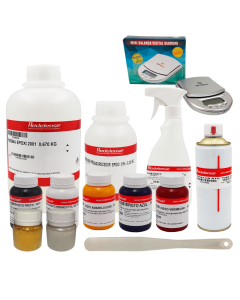 Kit de Resinas, pigmentos e ferramentas (Opção 2)