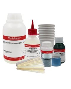 Kit Fabricação de Porta Copos Mar em Resina com Efeito Holográfico