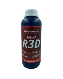 Resina R3D Transparente para Impressão 3D (01 Kg)