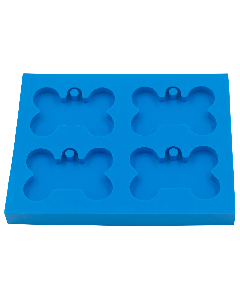 Molde de Silicone Osso coleira Tamanho M
