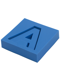 Molde de Silicone Letras shaker A