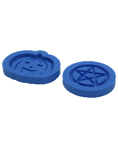 Molde de Silicone Pentagrama e Abóbora Apaixonada
