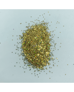 Glitter Dourado Holográfico Laser Dark Gold (30 g)