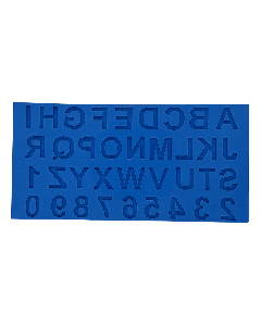 Molde de Silicone Alfabeto Grande