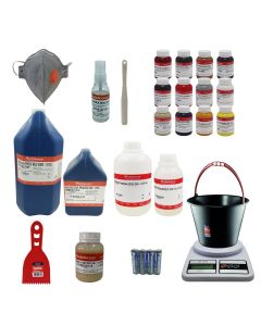 Kit Fabricação de Mesas Resinadas com Pigmentos em Pasta