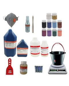 Kit Fabricação de Mesas Resinadas com Pigmentos Perolados