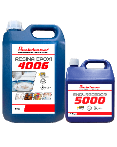 Resina 4006 Epoxi ULTRA TRANSPARENTE de Média Viscosidade Com Proteção UV Com Endurecedor 5000 (7,150 Kg)