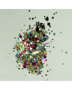 Glitter MIX de Dourado, Rosa e Azul (30 g)