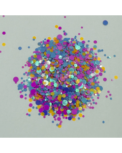 Glitter MIX de Roxo, Rosa e Laranja (30 g)