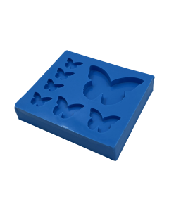 Molde de Silicone Borboletinhas de Tamanhos Variados