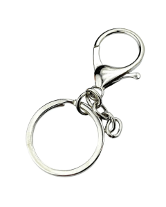 Argola Italiana com Fecho Lagosta Prateada (05 Un)