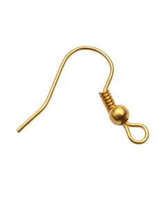 Base para Brinco Anzol Dourado (100 Un)