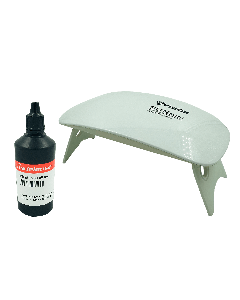 Kit Mini Cabine Led/uv 6w + Resina de Cura UV Resifast