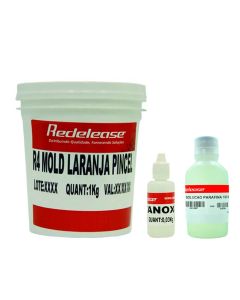 Kit Gel Coat Iso Molde Laranja + Solução de Parafina