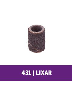 Haste Para Lixar De 6,4mm Com Tubo De Lixa De Grão Grosso 6 Unidades (Modelo 431)