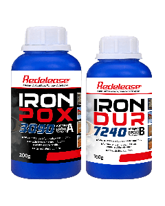 Adesivo Epoxi IronPox Extra Forte para Reparos Estruturais e Colagens de Alta Performance (360 g)