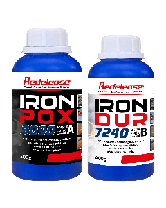 Adesivo Epoxi IronPox Extra Forte para Reparos Estruturais e Colagens de Alta Performance (900 g)