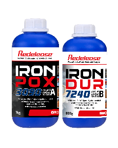 Adesivo Epoxi IronPox Extra Forte para Reparos Estruturais e Colagens de Alta Performance (1,8 Kg)
