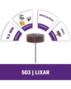 Dremel Disco Flap 9,5mm De Grão Médio (Modelo 503)