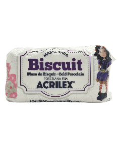 Massa para Biscuit Branco Acrilex (500 g)