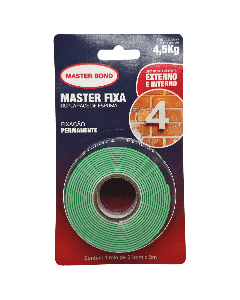 Fita Dupla Face Master Bond (24mm x 2m) – Fixação Forte e Duradoura para Qualquer Aplicação
