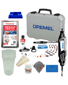 Kit Profissional de Joias Afetivas com Resina + Organizador Dremel Brinde