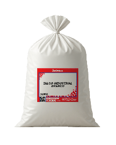 Talco Industrial Branco Carga Mineral (30 Kg)