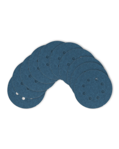 Kit Disco de Lixa com Velcro 125mm 5" Grão 40 para Lixadeira Roto Orbital (10un)