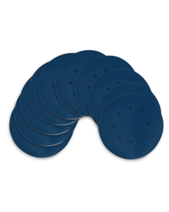 Kit Disco de Lixa com Velcro 125mm 5" Grão 600 para Lixadeira Roto Orbital (10un)