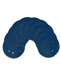 Kit Disco de Lixa com Velcro 125mm 5" Grão 1200 para Lixadeira Roto Orbital (10un)