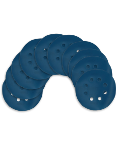 Kit Disco de Lixa com Velcro 125mm 5" Grão 1500 para Lixadeira Roto Orbital (10un)