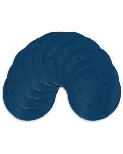 Kit Disco de Lixa com Velcro 125mm 5" Grão 2000 para Lixadeira Roto Orbital (10un)