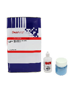 Resina Cristal de Baixa Viscosidade + Pigmento Fluorescente Azul